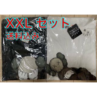 ユニクロ(UNIQLO)のユニクロ　カウズ　UT 　Tシャツ　xxl グレー　ホワイト　2点 ユニクロ(Tシャツ/カットソー(半袖/袖なし))