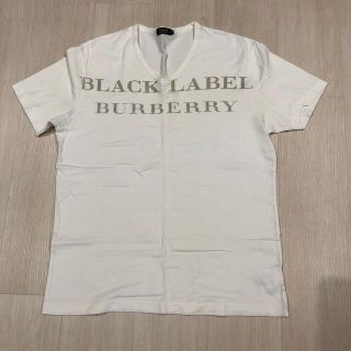 バーバリーブラックレーベル(BURBERRY BLACK LABEL)のバーバリーブラックレーベル　白　Tシャツ(Tシャツ/カットソー(半袖/袖なし))