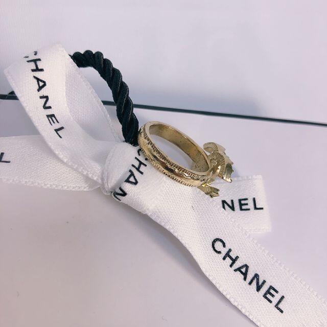 CHANEL(シャネル)の【シャネル/CHANEL】指輪　リング　ココ　ラインストーン　ゴールド 金 レディースのアクセサリー(リング(指輪))の商品写真