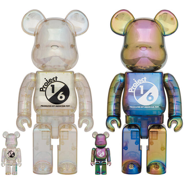 BE@RBRICK project 1/6 CLEAR CHROME セットエンタメ/ホビー