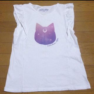 ジーユー(GU)のセーラームーン　ルナ　Ｔシャツ　xl(Tシャツ(半袖/袖なし))