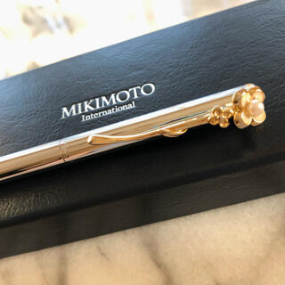 ミキモト(MIKIMOTO)の✤ＭＩＫＩＯＴＯ✤パール付ミニボールペン(ペン/マーカー)