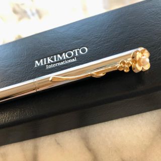 ミキモト(MIKIMOTO)の✤ＭＩＫＩＯＴＯ✤パール付ミニボールペン(ペン/マーカー)