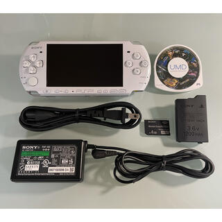 プレイステーションポータブル(PlayStation Portable)のPSP-3000  パールホワイト(携帯用ゲーム機本体)