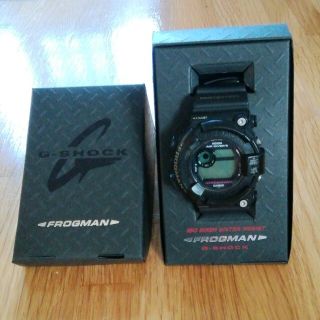 ジーショック(G-SHOCK)のフロッグマン　ジャンク　メンインブラック　DW-8200Z-1T(腕時計(デジタル))