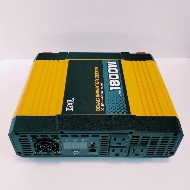 BAL DC/AC正弦波インバータ 2000 【 ケーブルなし】 | www