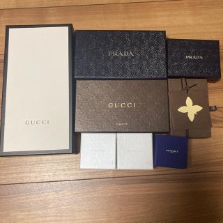 ヴァンクリーフアンドアーペル(Van Cleef & Arpels)のgucci/prada/van cleef&Arpels/chaumet箱8点(ショップ袋)