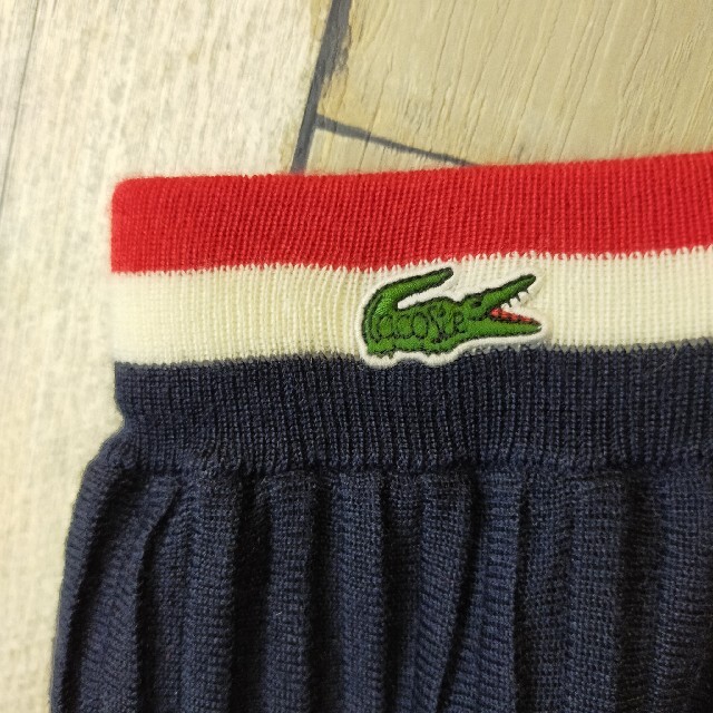 LACOSTE(ラコステ)のharu様LACOSTE ニットプリーツロングスカート レディースのスカート(ロングスカート)の商品写真