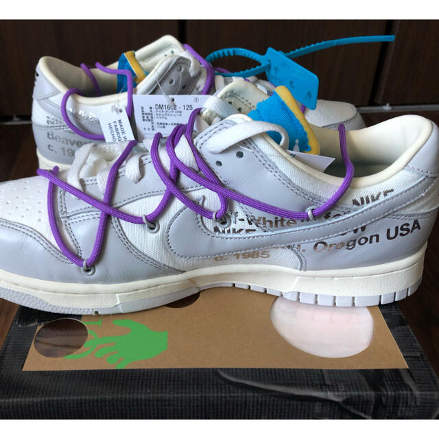 NIKE(ナイキ)のnike off-white Dunk Low 47 ダンク オフホワイト メンズの靴/シューズ(スニーカー)の商品写真