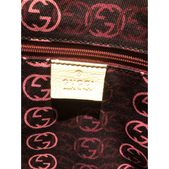 Gucci(グッチ)のGUCCI  プリンシーライン　リボン　レザー　トートバッグ　ホワイト レディースのバッグ(トートバッグ)の商品写真