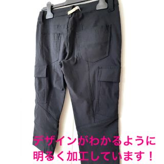 ダブルスタンダードクロージング(DOUBLE STANDARD CLOTHING)の【美品】７分丈　黒　クロップドパンツ ダブスタ(クロップドパンツ)