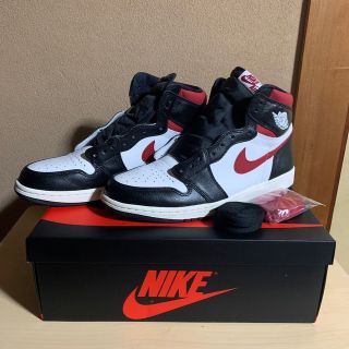 ナイキ(NIKE)のJordan1 Retro High Black Gym Red(スニーカー)