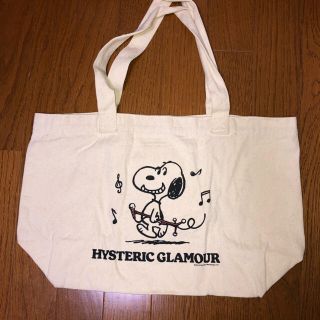 ヒステリックグラマー(HYSTERIC GLAMOUR)の【週末限定値下げ】SNOOPY×HYSTERIC GRAMOUR トートバッグ(トートバッグ)