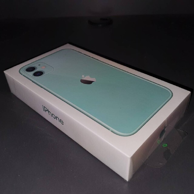 iPhone 11 シムフリー 64gb 新品未使用 uq グリーン 緑 期間限定特別