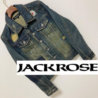 ジャックローズ(JACKROSE)のJACKROSE ジャックローズ◆スタッズ リメイク 加工 デニムジャケット 2(Gジャン/デニムジャケット)