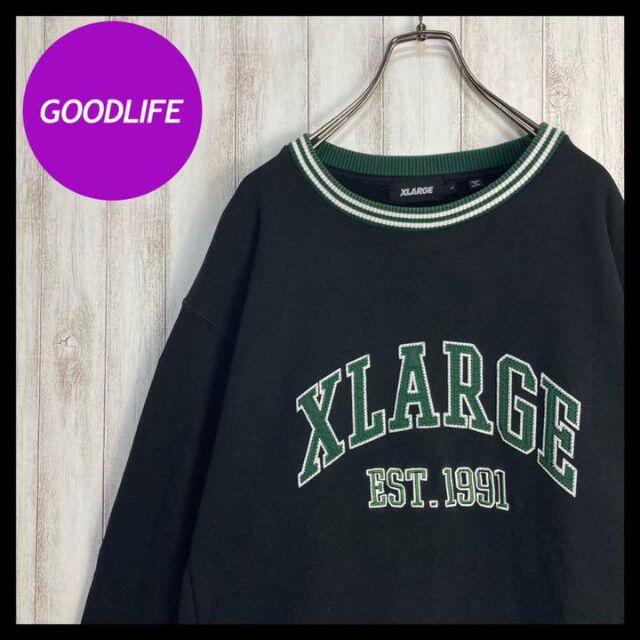 XLARGE - 【リブライン】【カレッジロゴ】【希少色】 エクストララージ