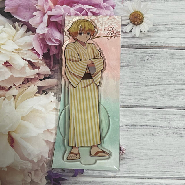 鬼滅の刃 アクリルスタンド 我妻善逸 着物 浴衣 エンタメ/ホビーのおもちゃ/ぬいぐるみ(キャラクターグッズ)の商品写真
