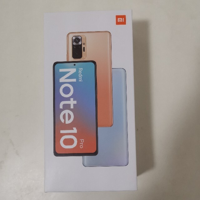 新品未使用　Redmi Note 10 Pro オニキスグレー