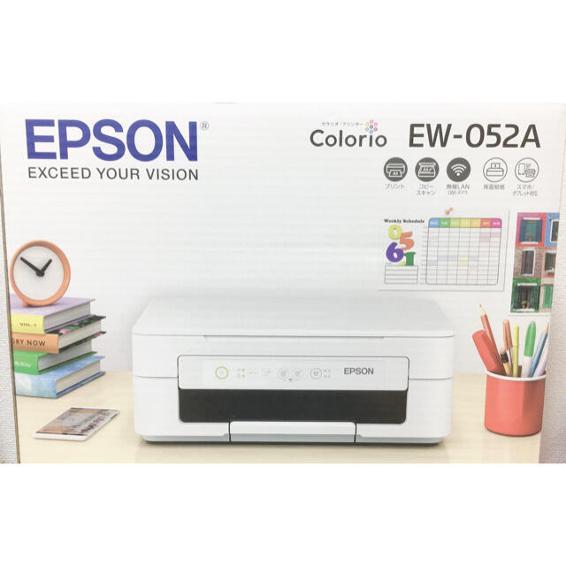 EPSON エプソン プリンター カラリオ EW-052A インク欠品 - PC周辺機器