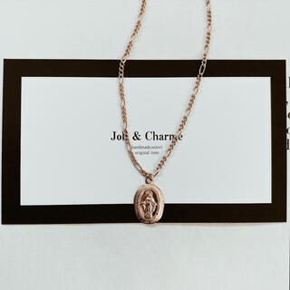 14kgf maria  medai design chain necklace(ネックレス)