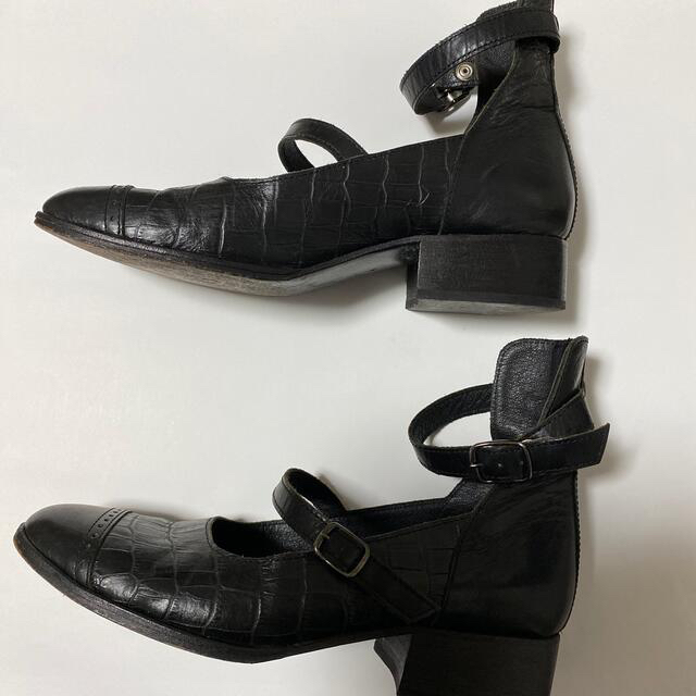 JaneMarple(ジェーンマープル)の2連ストラップシューズ レディースの靴/シューズ(ローファー/革靴)の商品写真