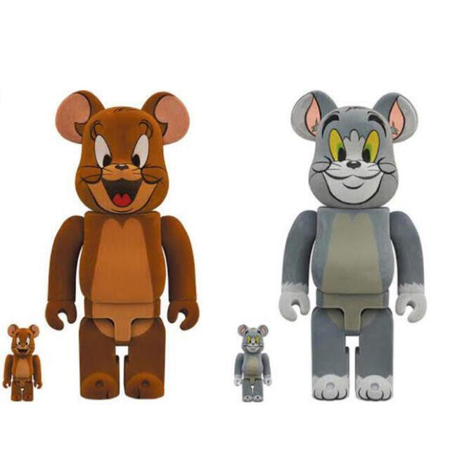 MEDICOM TOY(メディコムトイ)のBE@RBRICK TOM & JERRY フロッキー 100% & 400% エンタメ/ホビーのフィギュア(その他)の商品写真