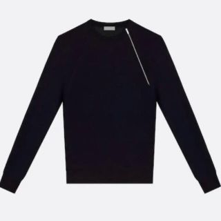 ディオールオム(DIOR HOMME)の【定価13万】Dior Homme Zip クルーネックニット(ニット/セーター)