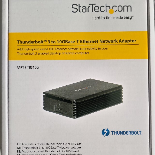 StarTech.com Thunderbolt 3-10GBase-T 有線LPC/タブレット