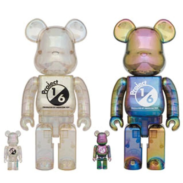 BE@RBRICK project 1/6 CLEAR CHROMEセットエンタメ/ホビー
