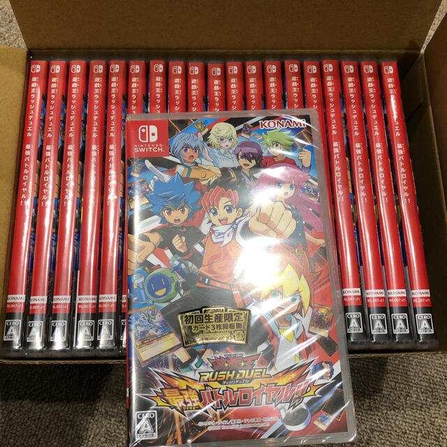 遊戯王 ラッシュデュエル switch 20本 初回生産限定同梱 アミーボなし 遊戯王 ラッシュデュエル switch 20本 初回生産限定同梱 アミーボなし