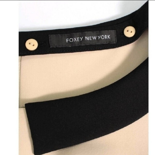 フォクシー FOXEY 付け襟 ワンピース 早い者順 値下げ - ひざ丈ワンピース