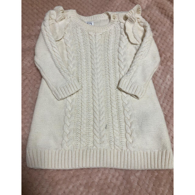 babyGAP(ベビーギャップ)のbaby gap ニットワンピース3-6M キッズ/ベビー/マタニティのベビー服(~85cm)(ワンピース)の商品写真