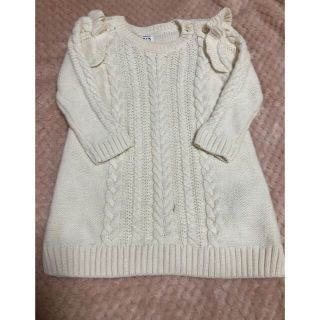 ベビーギャップ(babyGAP)のbaby gap ニットワンピース3-6M(ワンピース)