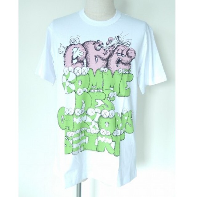 Tシャツ/カットソー(半袖/袖なし)COMME des GARCONS SHIRT × KAWS コラボTシャツ