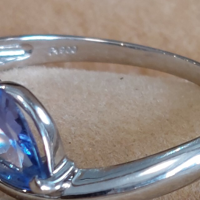 コメントお客様専用！新品仕上げ情報　PT900タンザナイト　ダイヤデザインリング レディースのアクセサリー(リング(指輪))の商品写真