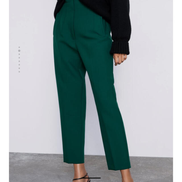 ZARA ダーツ入りハイウエストパンツ L