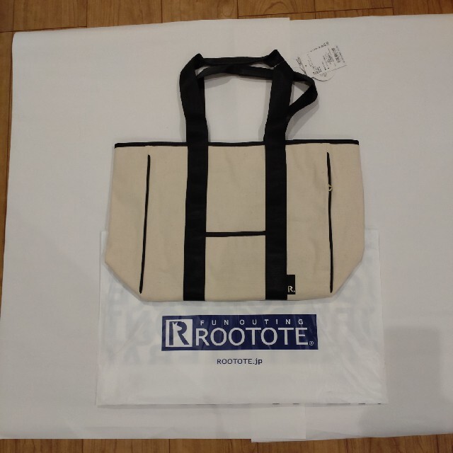 ROOTOTE(ルートート)のROOTOTE  トートバック　キャンパスパイピング レディースのバッグ(トートバッグ)の商品写真
