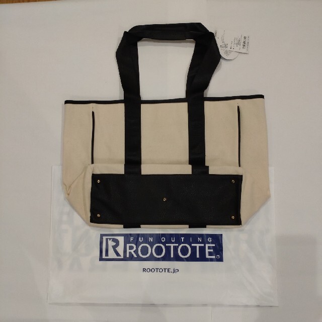 ROOTOTE(ルートート)のROOTOTE  トートバック　キャンパスパイピング レディースのバッグ(トートバッグ)の商品写真