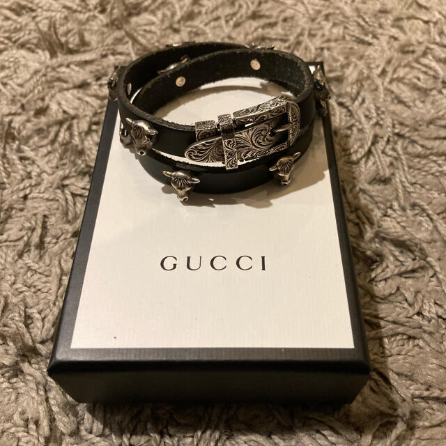 20AW GUCCI グッチ アンガーフォレスト ブルズヘッド ブレスレット