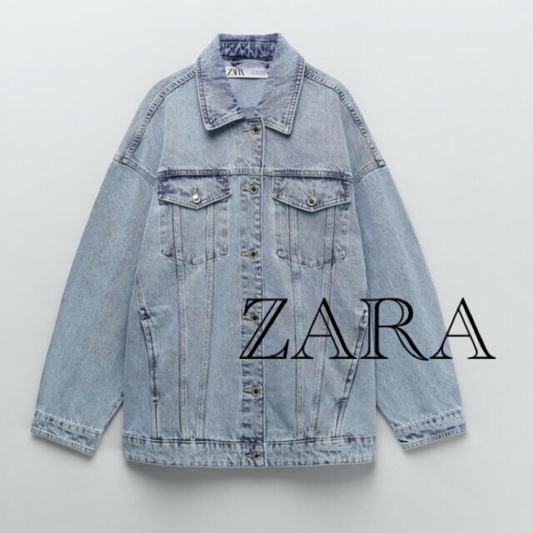 ZARA - 新品 ZARA オーバーサイズ デニムジャケット Mの通販 by ZARA - 新品 ZARA オーバーサイズ デニムジャケット Mの通販 by