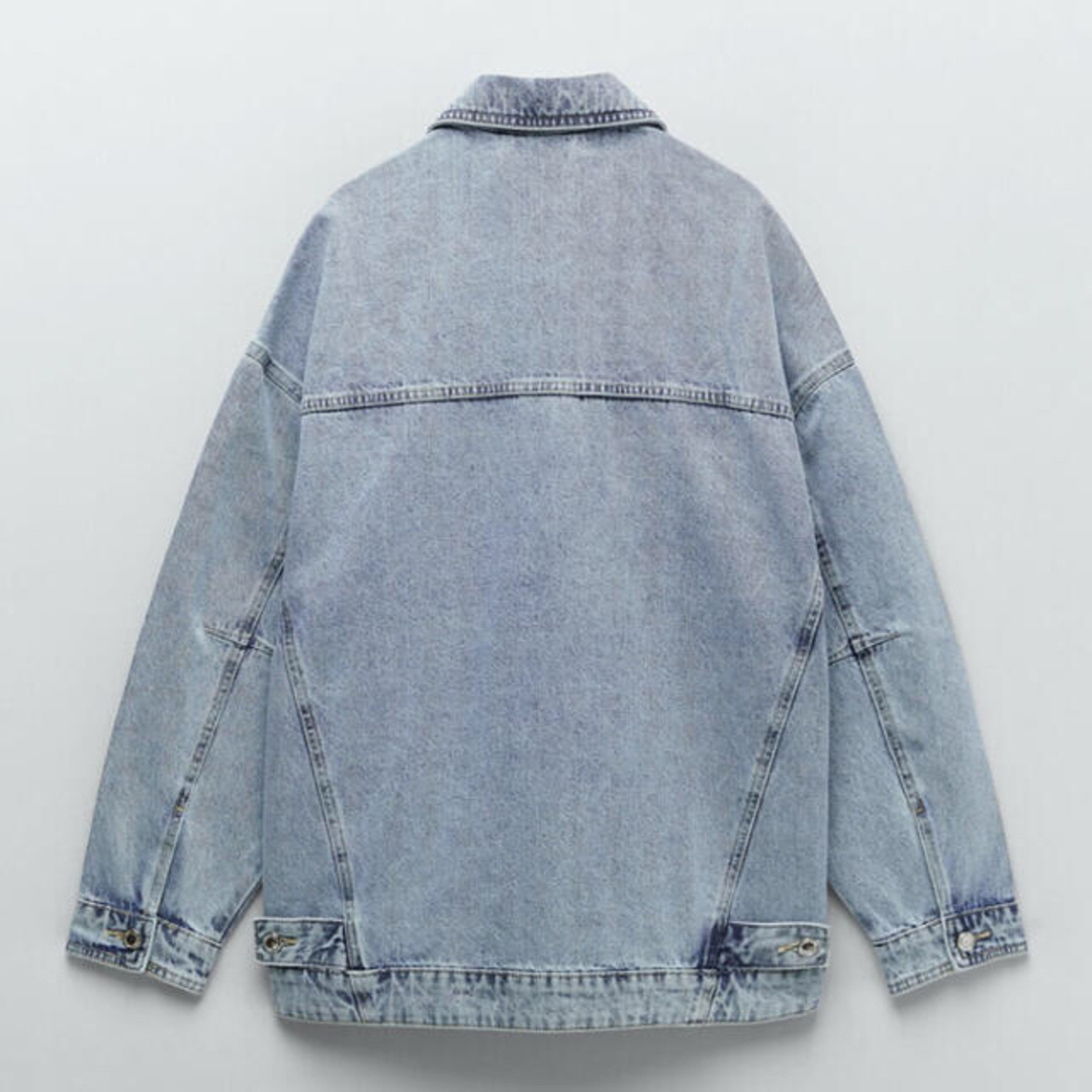 ZARA - 新品 ZARA オーバーサイズ デニムジャケット Mの通販 by ZARA - 新品 ZARA オーバーサイズ デニムジャケット Mの通販 by