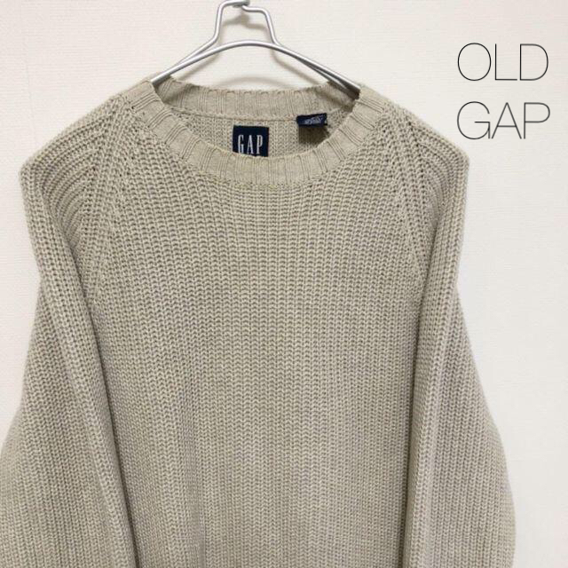 GAP(ギャップ)のOld gap 90s コットン　ケーブル編み　ニットセーター　ビッグサイズ メンズのトップス(ニット/セーター)の商品写真