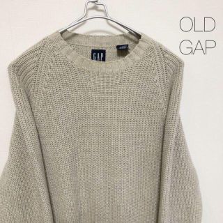 ギャップ(GAP)のOld gap 90s コットン　ケーブル編み　ニットセーター　ビッグサイズ(ニット/セーター)