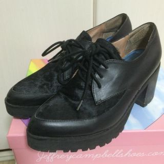 ジェフリーキャンベル(JEFFREY CAMPBELL)の送料込☆ジェフリーキャンベル ハラコブーティ(ブーティ)