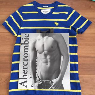 アバクロンビーアンドフィッチ(Abercrombie&Fitch)のアバクロ アバクロンビー&フィッチ ボーダー メンズ  XLサイズ Tシャツ(Tシャツ/カットソー(半袖/袖なし))