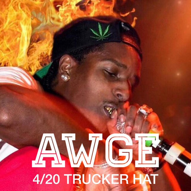 AWGE 4/20 TRUCKER エイサップロッキー着用