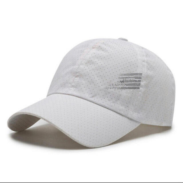 キャップ メッシュ メンズ レディース 【白】メッシュキャップ 帽子 スポーツ レディースの帽子(キャップ)の商品写真