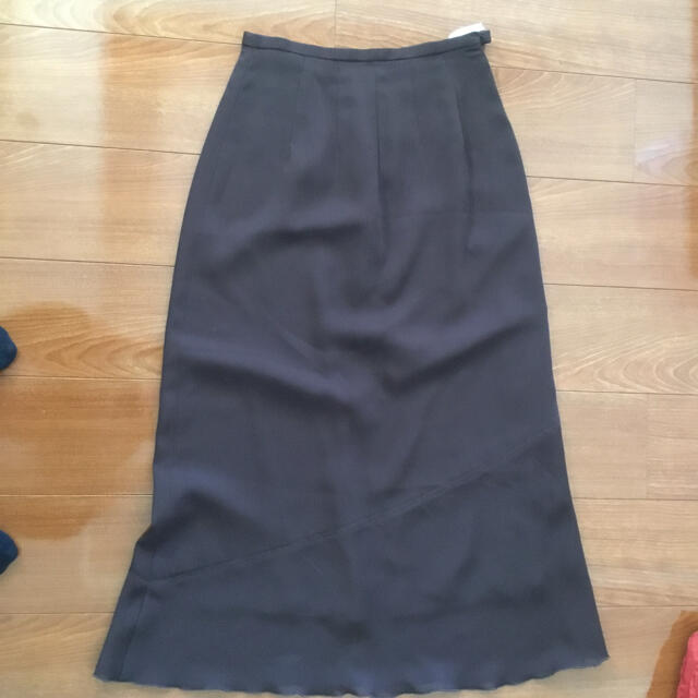 Lois CRAYON(ロイスクレヨン)のロイスクレヨン　茶色ロングスカート レディースのスカート(ロングスカート)の商品写真