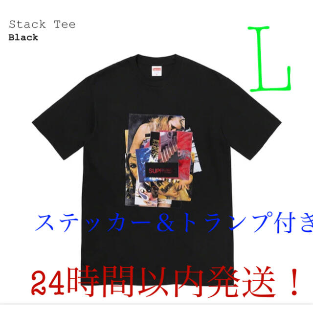 Supreme stack tee シュプリーム スタック ティーLcolor