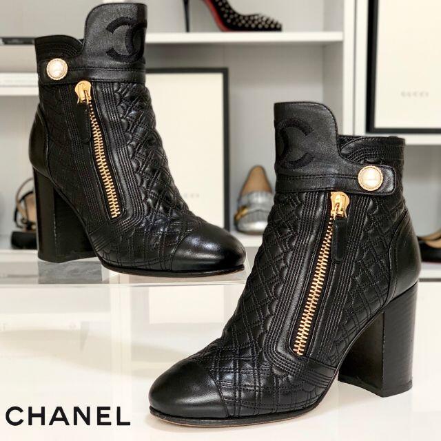 見事な創造力 シャネル 2895 - CHANEL ココマーク 黒 マトラッセ